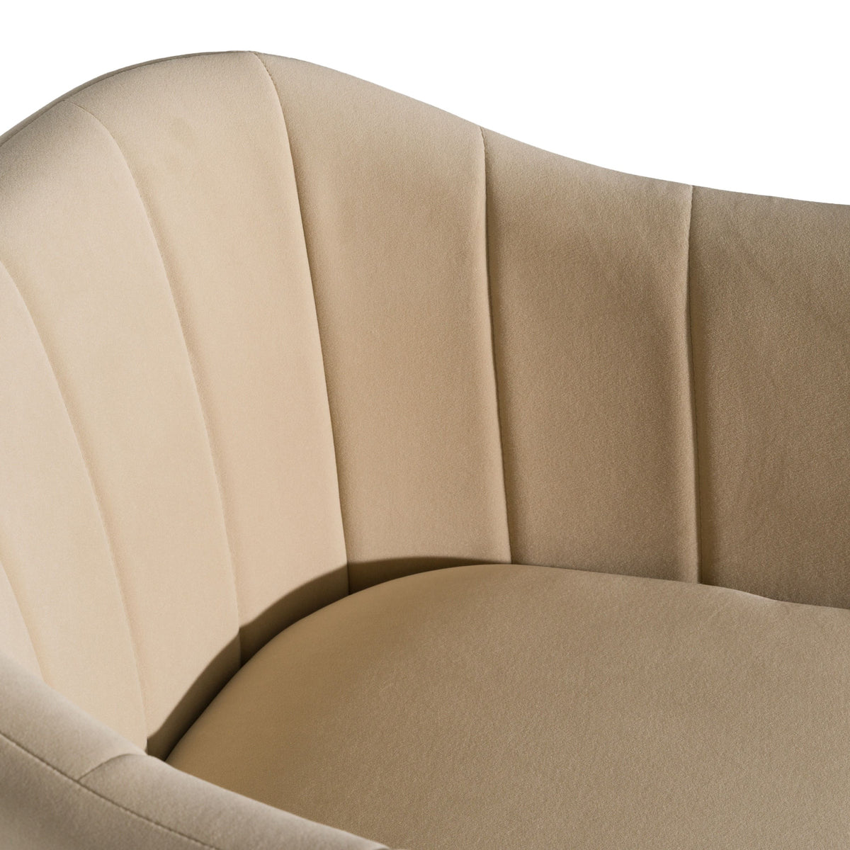 Akiko Modern Beige Fabric Dining Chair