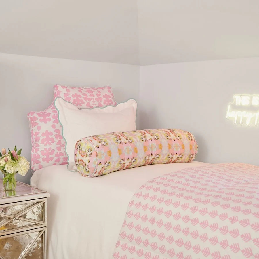 Adeline Pink Twin XL Headboard Pillow