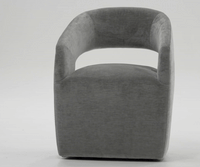 Gastra Grey Modern Fabric Dining Chair