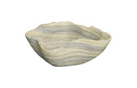 Ivy Cast Grey Onyx Bowl, Faux Finish