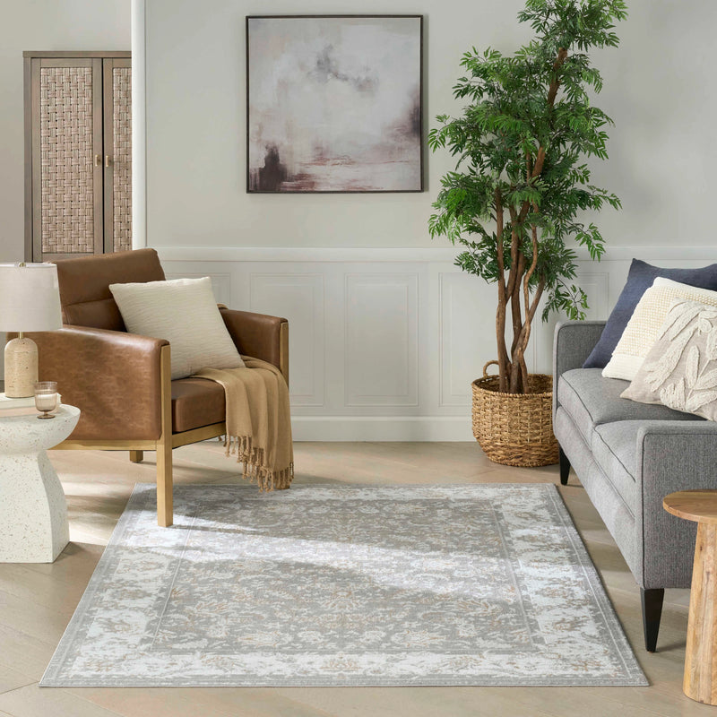 Marisol Floral Vine Ivory Area Rug