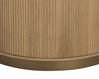 Kalla Natural & Gold Accent Table