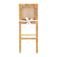 Arimo Rattan Performance Fabric Counter Stool