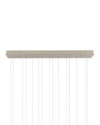 Glace Mirror 15-Light Linear Multi-Drop Pendant