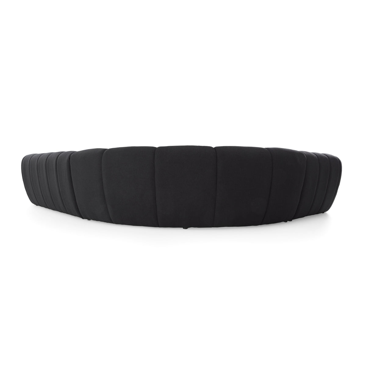 Nicoma Modern Black Sectional Sofa
