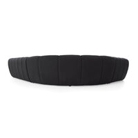 Nicoma Modern Black Sectional Sofa