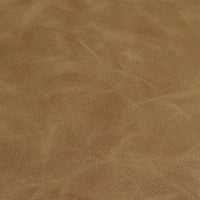 Crystal Cognac Faux Leather & Brass Counter Stool