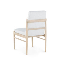Georgia Woven Textured Boucle & Oak Sand Side Chair (Set of 2)