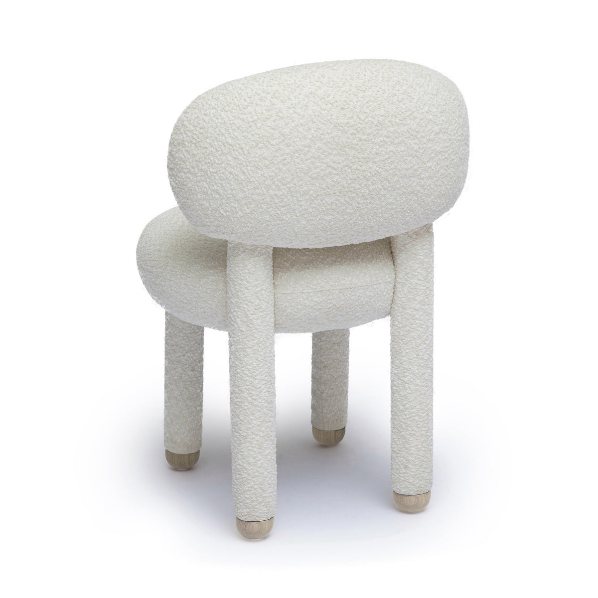 Manu Cream Performance Boucle Dining/Accent Chair