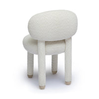 Manu Cream Performance Boucle Dining/Accent Chair