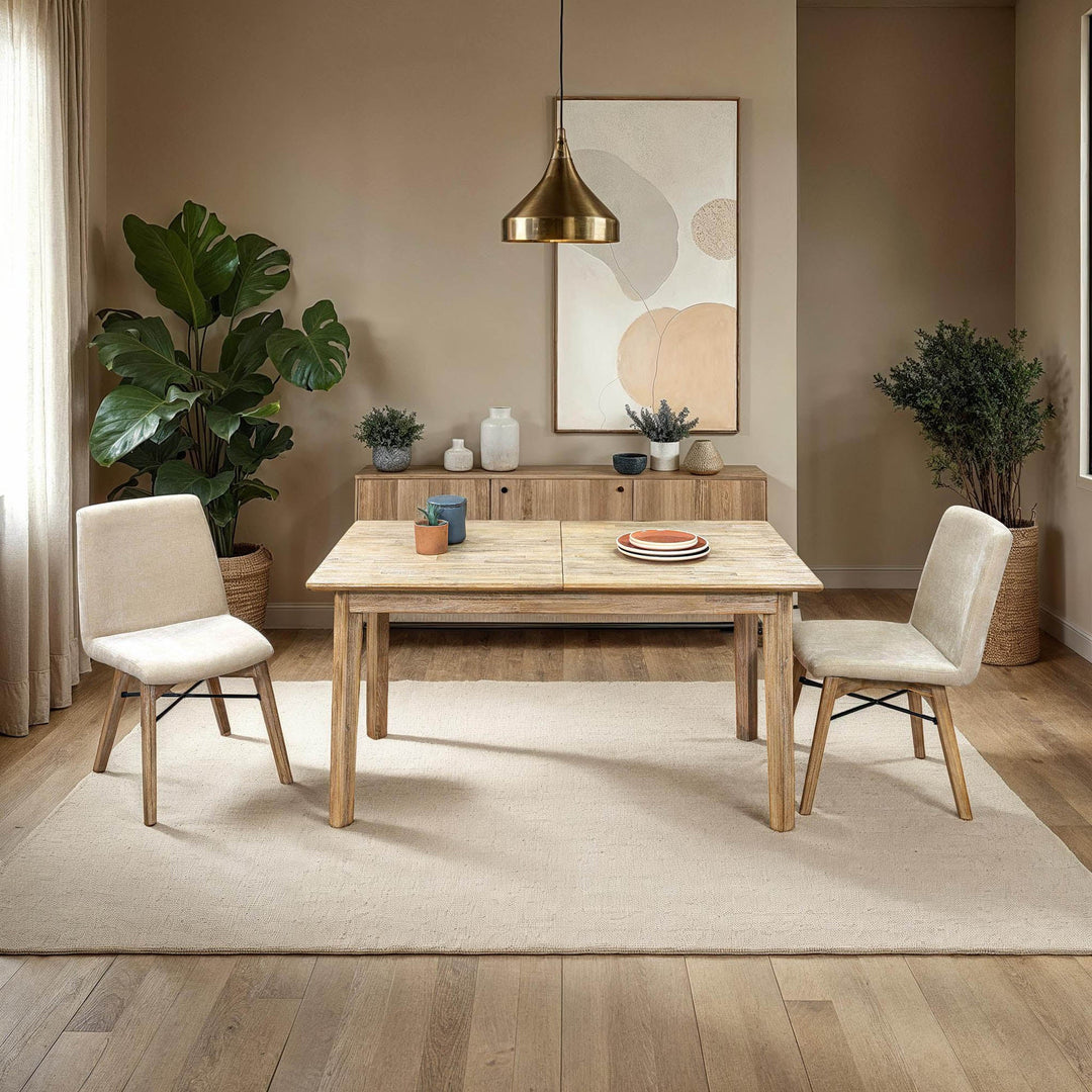 Emma Natural Sand Dining Chair (Set of 2)