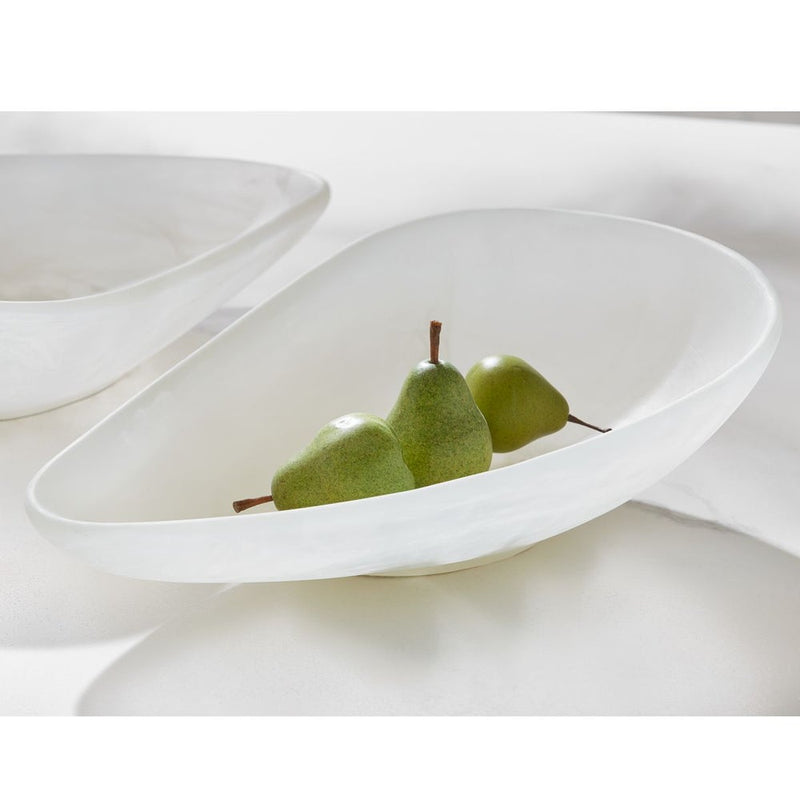 Marcie White Modern Bowl