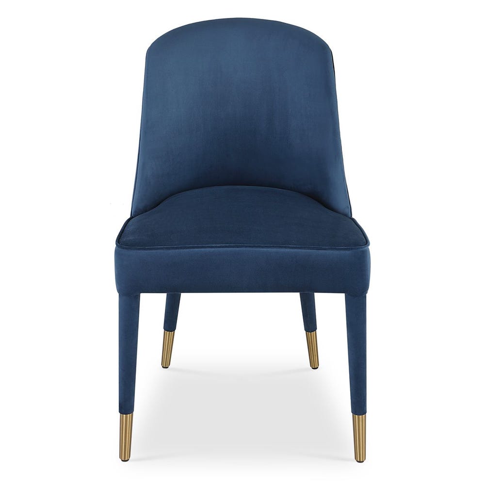 Alexa Sapphire Velvet Chair (Set of 2)