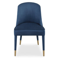Alexa Sapphire Velvet Chair (Set of 2)