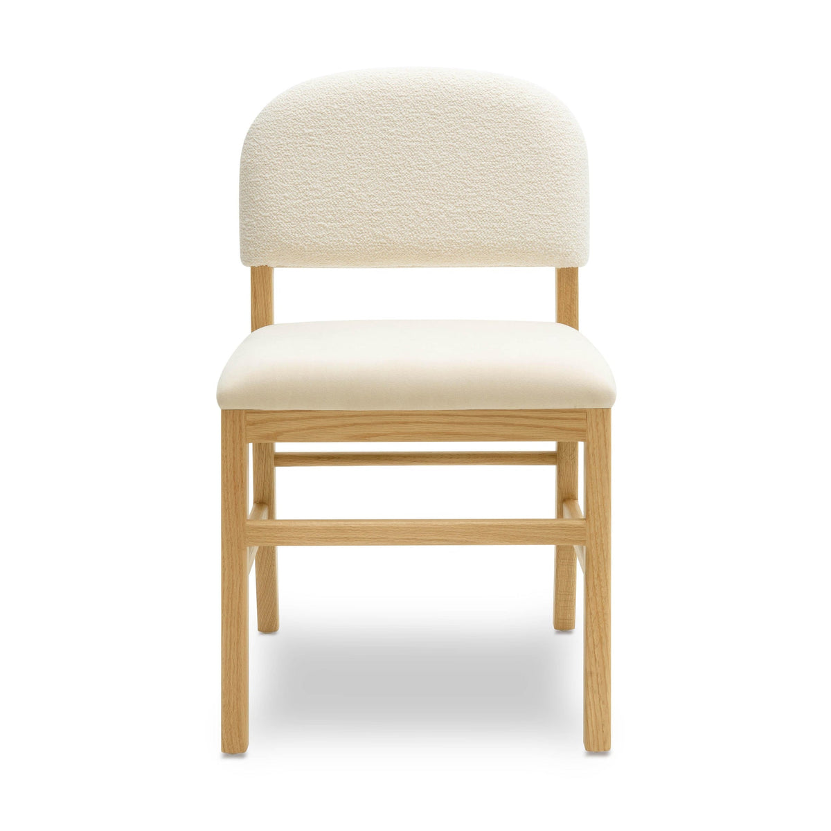Calla Cream Performance Velvet & Boucle Dining Chair