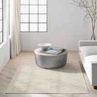 Alexis Modern Rrhythmic Taupe Area Rug