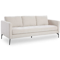 Allegra Ivory Chenille Sofa