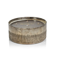 Siberian Fir Silver Scented Antique Candle Jar - Six Wick (Set of 4)