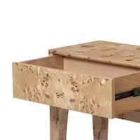 Ardia Honey Blonde Burl Console Table