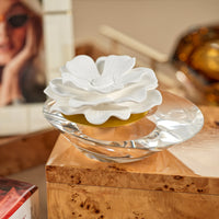 Dream Fig Vetiver Fragrance Porcelain & Crystal Diffuser (Sets of 2 & 4) - 2 Sizes Available