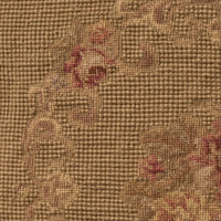 Taylor Vintage Olive Petit Point  18" x 18" Throw Pillow