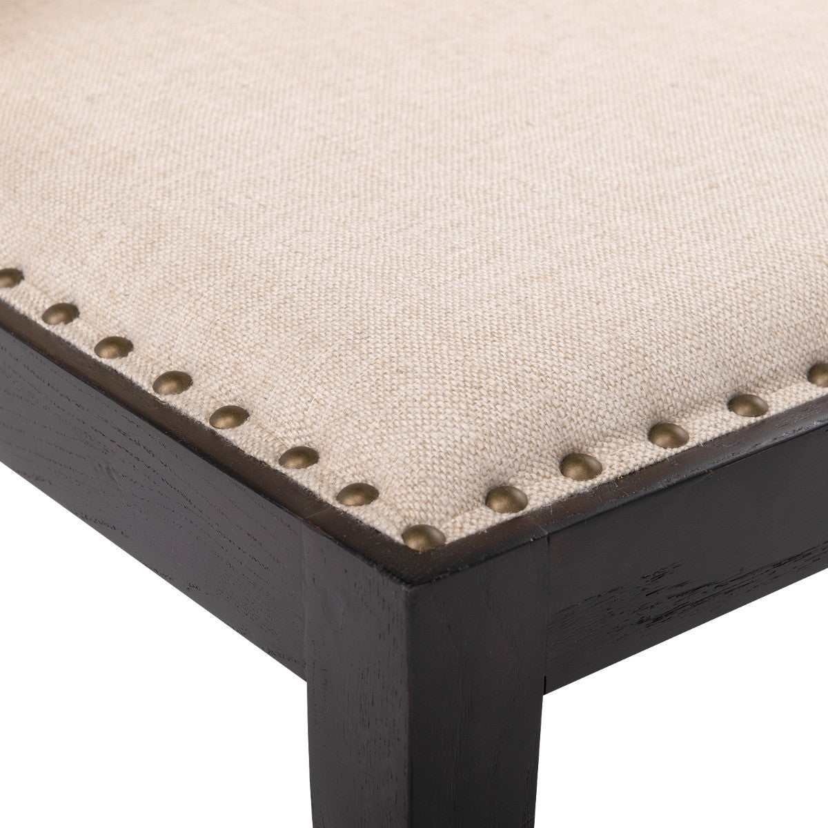 Marlee Espresso & Oatmeal Linen Side Chair