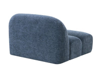 Kayleeh Modern Blue Fabric Modular Sectional Sofa