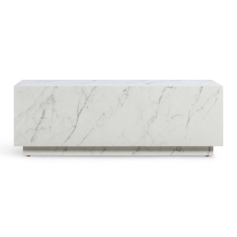 Tye White 47" Rectangular Coffee Table