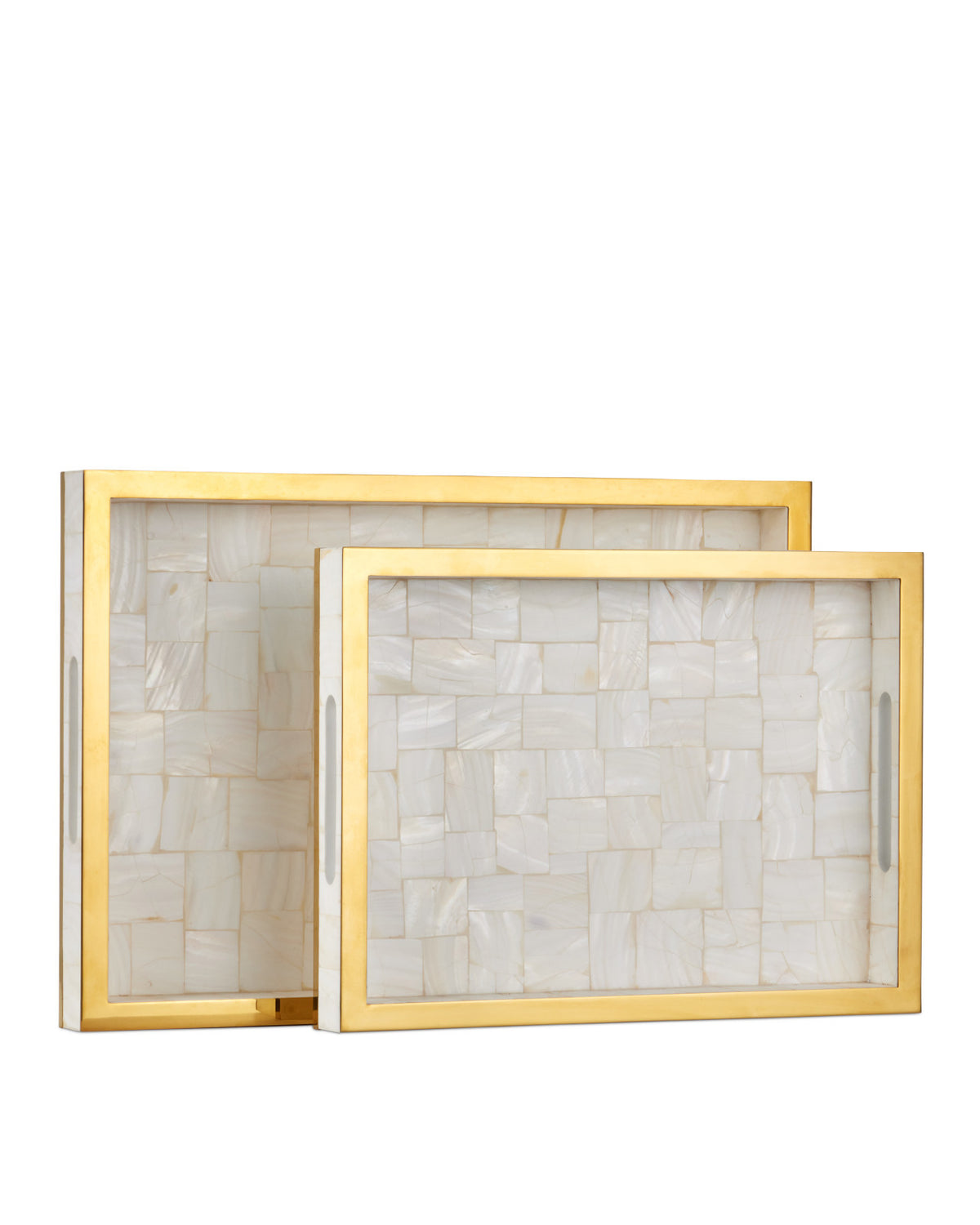 Theodora Mother of Pearl Tray (Set of 2)