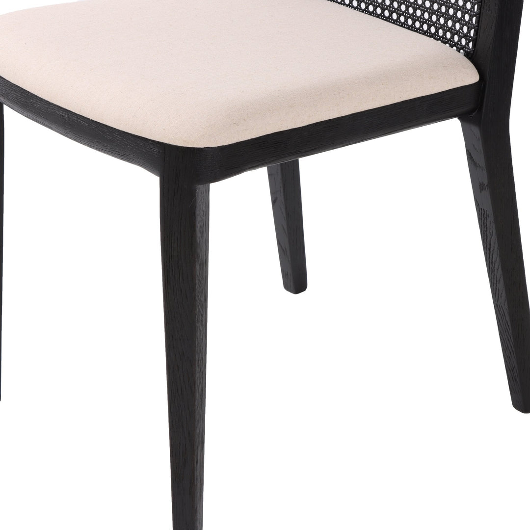 Cane Black Dining Chair (Set of 2)