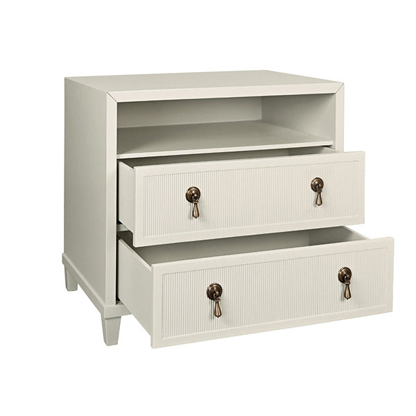 Isla 32.5" Antique White Nightstand/End Table