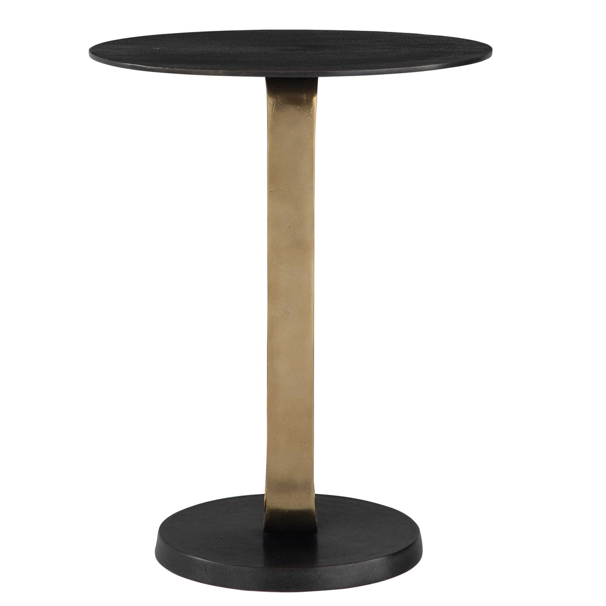 Fletcher Black & Gold Accent Table