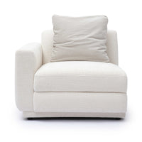 Arabella Cream Chenille Modular LAF Corner Chair