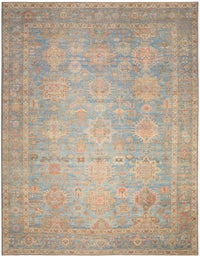 Paris Navy Blue Multicolor Washable Area Rug