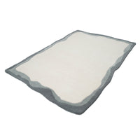 Torrence Curves Grey & Natural Area Rug