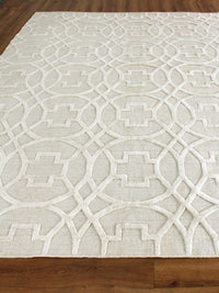 Selena Natural/Beige Hand Loomed Area Rug - Elegance Collection