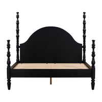 Rosalie Black Ash Bed