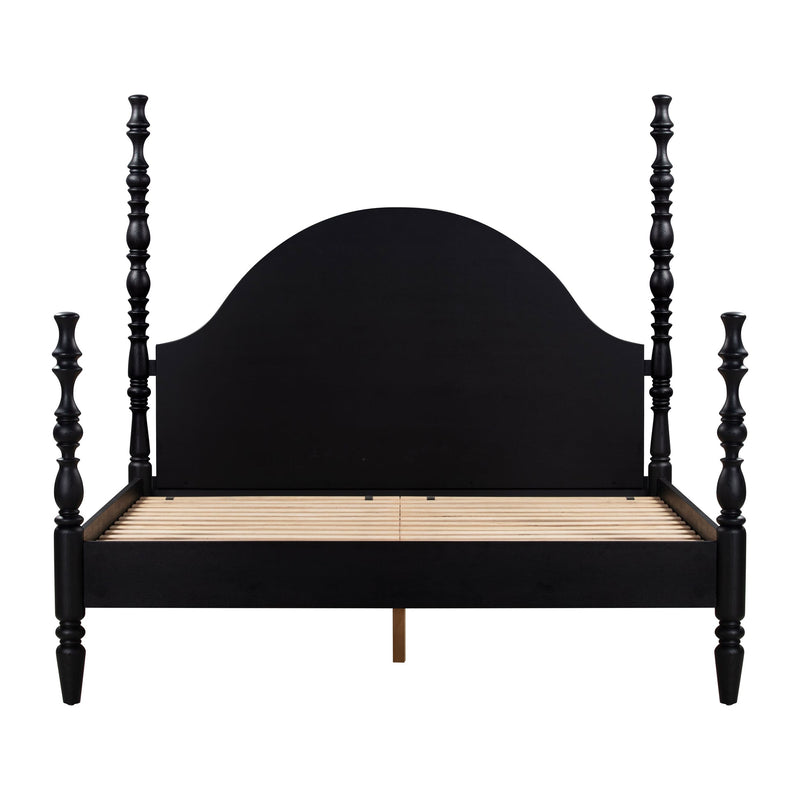 Rosalie Black Ash Bed