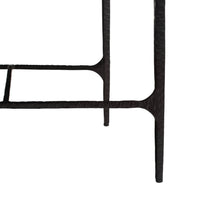 Osbourne Performance Oxford White & Hammered Iron Bar Stool (Set of 2)