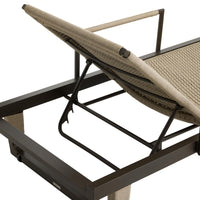 Daytona Outdoor Buff Dutch Weave Armed Lounge Chair