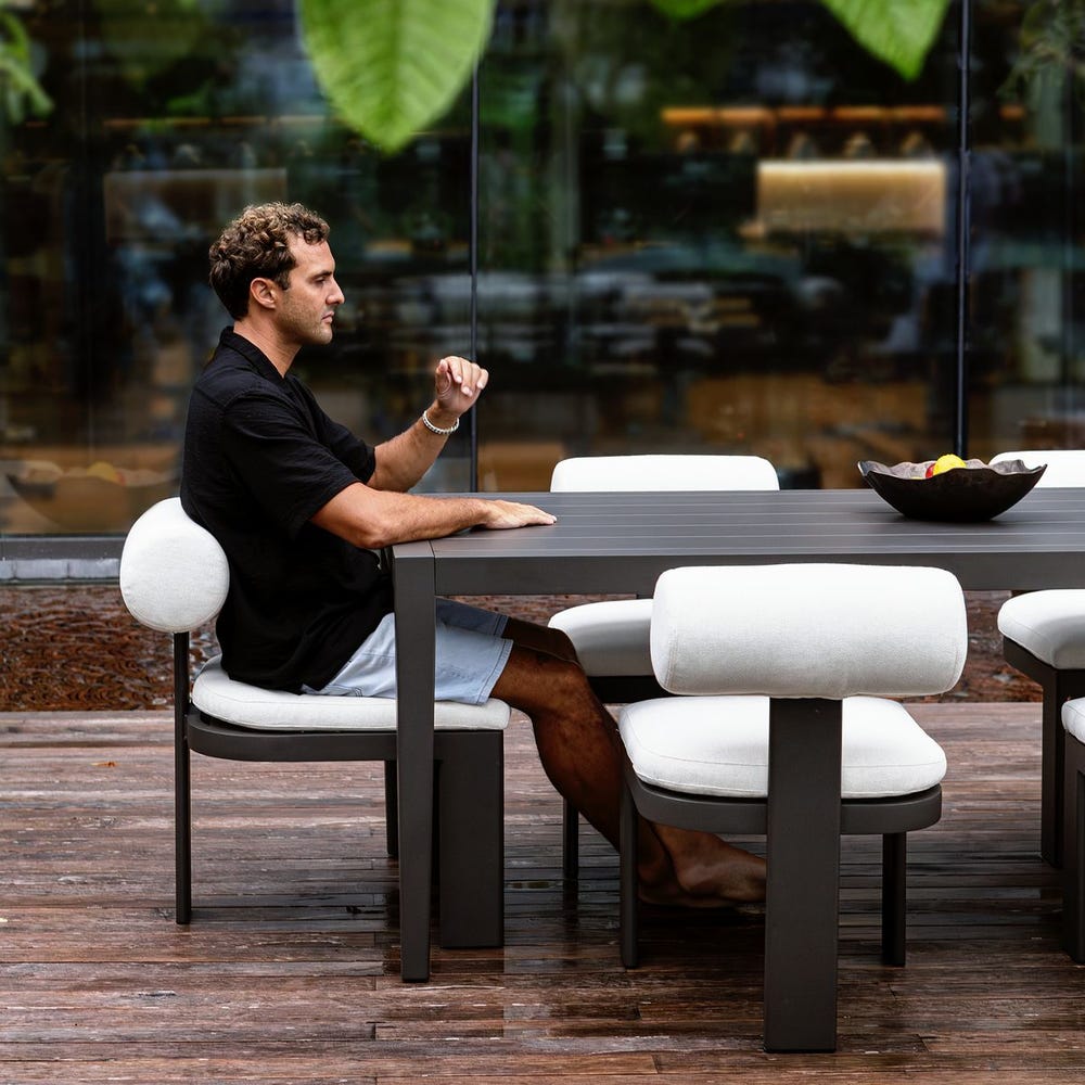 Verah White Indoor/Outdoor Dining Chair