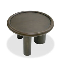 Pheobe Contemporary Brown Ash Round Nesting Table Set