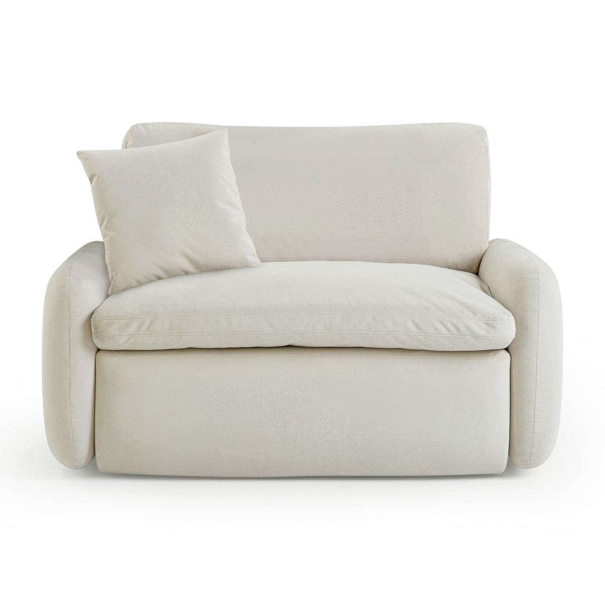 Rachelle Cream Performance Velvet Accent Chair