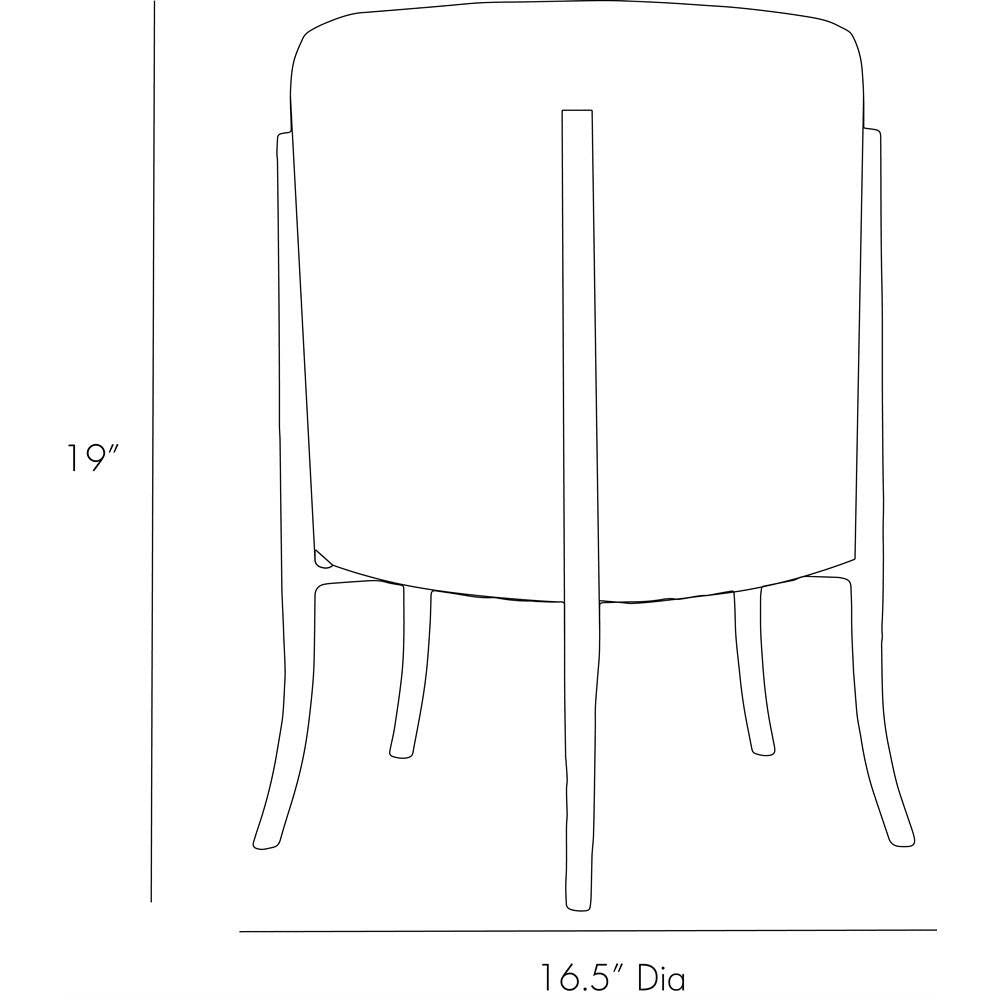 Pandora Natural Linen Ottoman