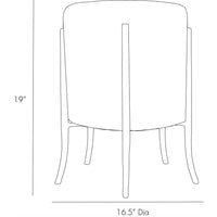 Pandora Natural Linen Ottoman