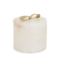 Monet White Onyx Container (2 Sizes Available)