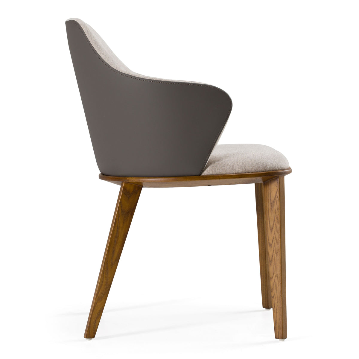 Elowen Modern Beige & Grey Dining Chair