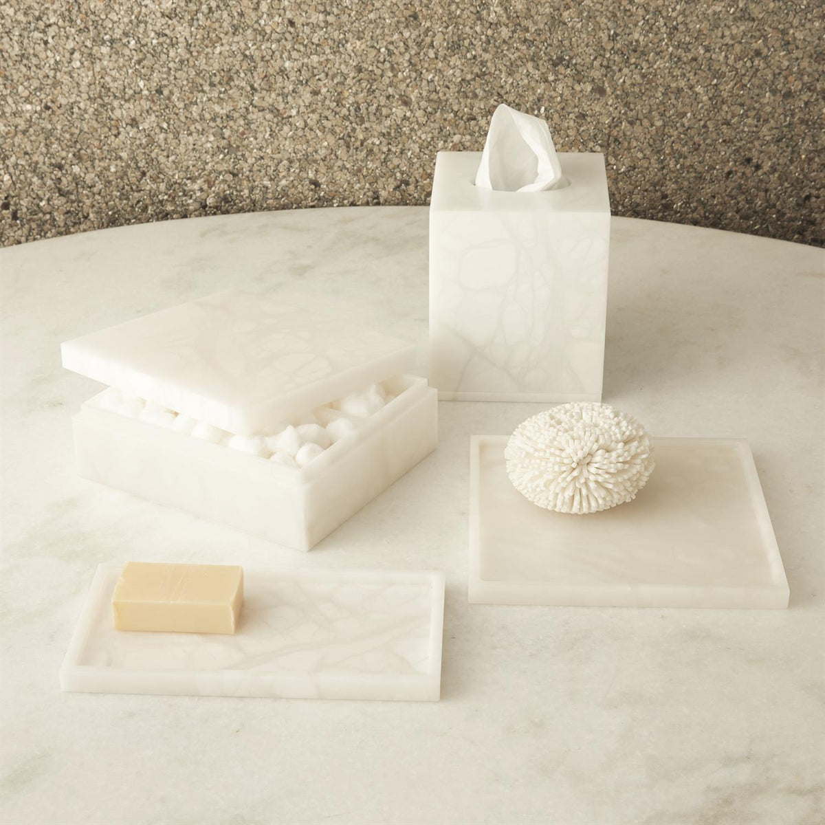 Milano Italian Alabaster Trays (2 Sizes Available)