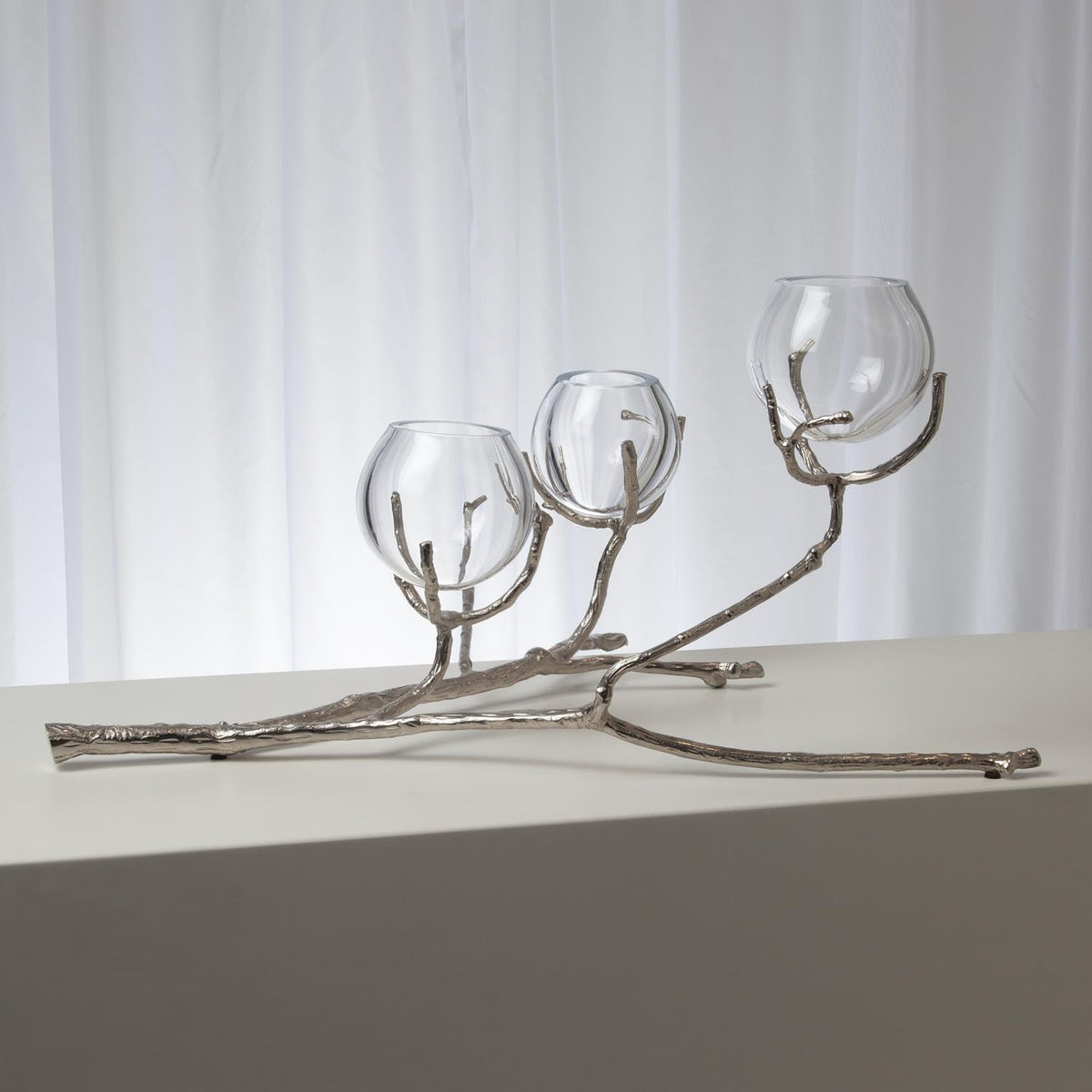 Twig Nickel 3 Vase Holder