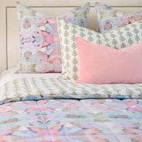 Camille Reversable Olea Twin Comforter Set (3 Piece Set)